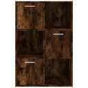 vidaXL Oppbevaringsskap r?kt eik 60x29,5x90 cm