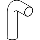 Geberit 54mm Galvanisert 90° Passbend Pressfitting for Varmeanlegg
