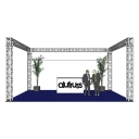 Alutruss Truss Set Quadlock 6082 U-Figure 7x4x3.5m Wxdxh