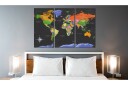 Bilde Maps Dark Depth 120x80 Artgeist sp. z o. o.