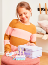 Byggesett Plus Plus pastel metallkoffert: Plus Plus