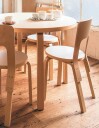 Artek 66 Stol Bjørk / Hvitt Laminat