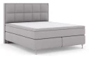 Select No 6 Komplett Sengepakke 160x200 Fast Lateks/Memory Lysegrå/Sølvben