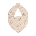 Pippi Bib Muslin W. Aop 2-Pack Pink One Size