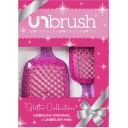 Unbrush Glitter Duo Set Rose Quartz Pink