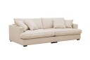 Rossita Lyx 3 seters ekstra dyp sofa i manchester   Beige