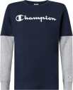 Champion Long Sleeve T-Shirt Navy 126-131