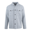 Mbappe Overshirt Blue check XL Check cotton overshirt