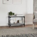 vidaXL TV-benk grå sonoma 60x33x41 cm konstruert tre og stål
