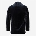 Atelier Munro Velvet Tuxedo Jacket - Midnight Blue