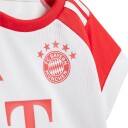 FC Bayern München 23/24 Hjemmesett Barn Hvit/Rød 80