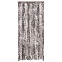 Vidaxl Insektgardin Brun Og Hvit 90x220 Cm Chenille