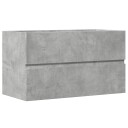  Servantskap betonggrå 90x38,5x45 cm sponplate 8721158437228