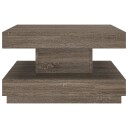 vidaXL Sofabord grå 60x60x35 cm MDF