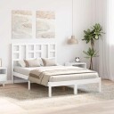 vidaXL Sengeramme hvit heltre 120x200 cm