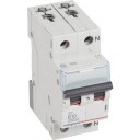 Legrand 5 stk TX³ MCB automatsikring B10 1P+null 2M 6/6kA