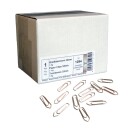 Papirclips 32 mm kobberbelagt pakke med 1 kg