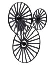 Lindby Evandor vegglampe, 3 lyskilder, svart