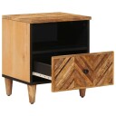  Nattbord med skuff Brun 50 x 33 x 60 cm Massiv mango tre