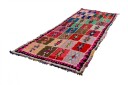 Marokkansk Boucherouite teppe 360 x 130 cm Størrelse: 360 x 130 cm