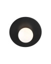 Visual Comfort Nodes Large Angled Sconce Midnight Black