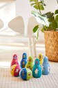 Mummi Mykt Bowlingsett i Fargerik Design for Barn