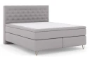 Select No 6 Komplett Sengepakke 210x210 Medium Lateks/Memory   Lysegrå/V formede Metallben
