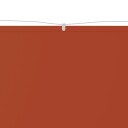 vidaXL Vertikal markise terrakotta 140x800 cm oxford stoff