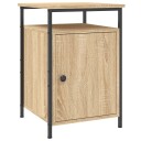 Nattbord sonoma eik 40x42x60 cm konstruert tre
