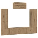  TV benksett 7 pcs artisan eik 180 x 30 x 120 cm Konstruert tre