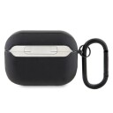 Dėklas Mercedes Amg Amap2slwk Airpods Pro 2 (2022/2023) Cover Juoda/Juodas Leather Baltas Logo