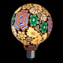 Dekor Globepære Flower 125mm E27 1.6W 2200K Dimbar