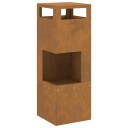  Fyrsted Firkantet 35x35x100 cm Værbestandig Stål