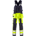 Fristads Hängslebyxa Flamestat 1075 Aths, Klass 2 Varsel Gul/marinblå C44