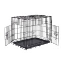 Basic Sturdy Hundebur I Metall Svart Xxl
