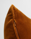 GANT Velvet Cushion - Brown - 50X50