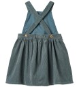 Wheat Pinafore Agnes Blue 128