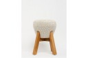 Brenric Howard fotpall 38 cm - Krem/Valnøtt