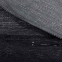 Sengesett mørkegrå 200x220 cm bomull 8720845432782