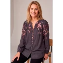 IN Front, Dame, Bluser & Skjorter, Brun, 2XL,