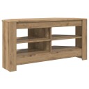 vidaXL HjørneTV skap 102 x 40,5 x 45 cm Artisan Eik Konstruert tre