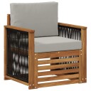 vidaXL Ute Midt Sofa Naturlig