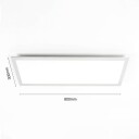 Lindby Livel LED-panel, CCT, 80 cm x 30 cm