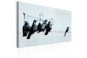 Tavla Protesting Birds by Banksy 120x80  