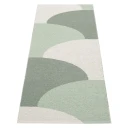 Pappelina Hill teppe Army/Misty Mint/Fossil Grey 70 x 180cm