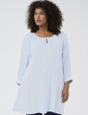 Kaffe Curve Kcami 3/4 Sl Tunic - Blue - 52