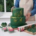 Fondantlokk Av Mørk Grønn Fondant Fra Funcakes 430g