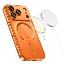 Tech Protect MagFlex MagSafe deksel til iPhone 17 Pro - Klar/Kosmisk oransje