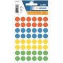 HERMA Rund selvklebende etikett Ø13mm 240 pk Colourmix
