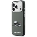 Karl Lagerfeld iPhone 17 Pro Max MagSafe Deksel med Choupette Peekaboo Logo - Svart